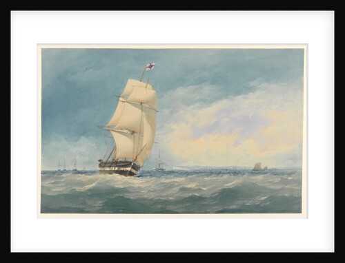 Watercolour of 'Medway' off Deal by unknown