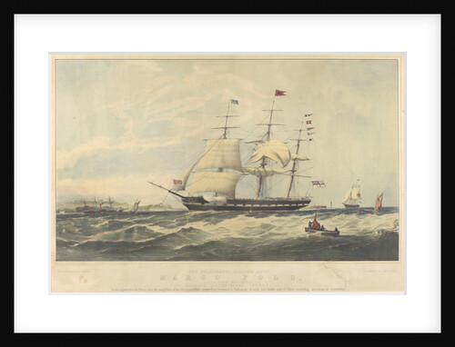 The celebrated Clipper Ship Marco Polo by Thomas Dove