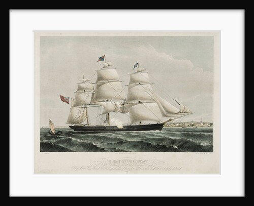 Clipper ship 'Spray of the Ocean' by C.P. Williams