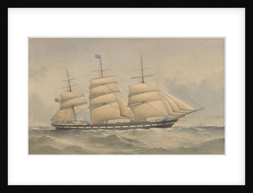 Clipper Ship Aurora at sea by Thomas Goldsworth Dutton
