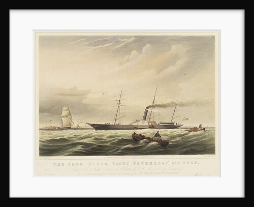 The iron steam yacht 'Peterhoff' by Thomas Sewell Robins