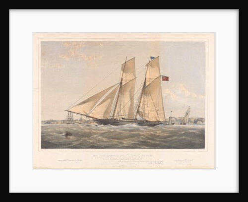 The Iron Schooner Yacht Titania, 100 Tons by Thomas Goldsworthy Dutton; William Foster; Day & Son