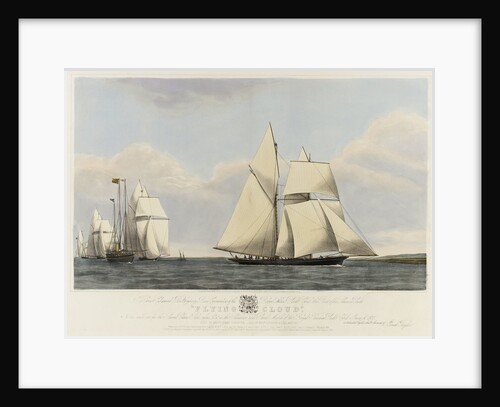 The schooner yacht 'Flying Cloud' by Josiah Taylor