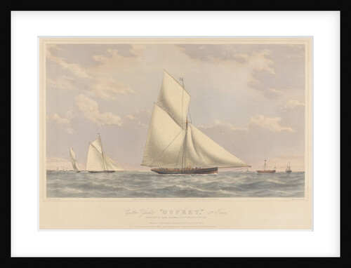 Cutter yacht 'Osprey' (1859) 59 tons by Josiah Taylor