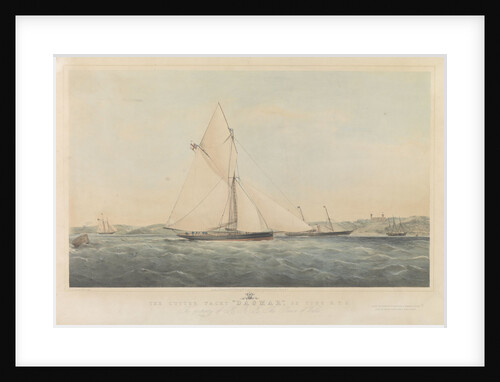 The cutter yacht 'Dagmar' by Thomas Goldsworth Dutton