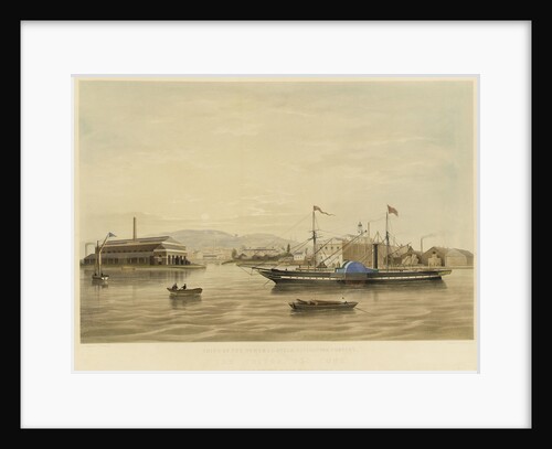The steamship 'Triton' (Br, 1845) by J.L Tudgay