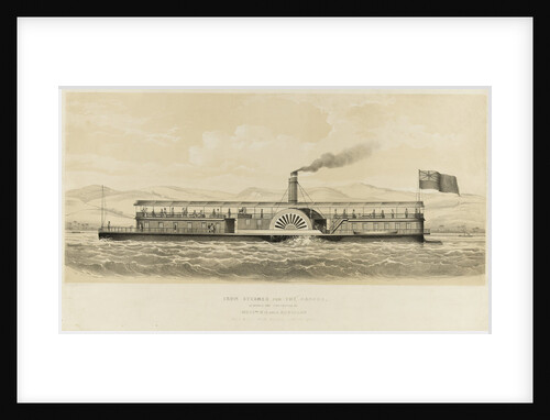 Iron steamer for the Ganges by unknown