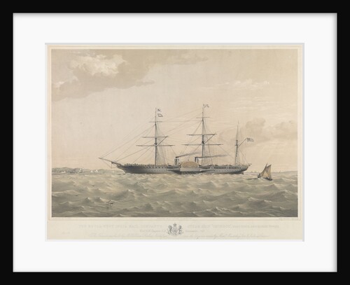 The Royal West India Mail Company's steam ship 'Orinoco' by Thomas Goldsworth Dutton