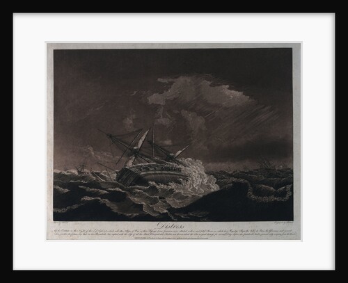 Distress of the 'Centaur' by Robert Dodd