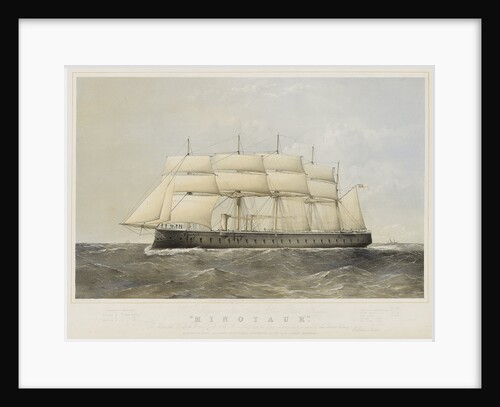Iron cased screw steam frigate HMS 'Minotaur' by Thomas Goldsworth Dutton
