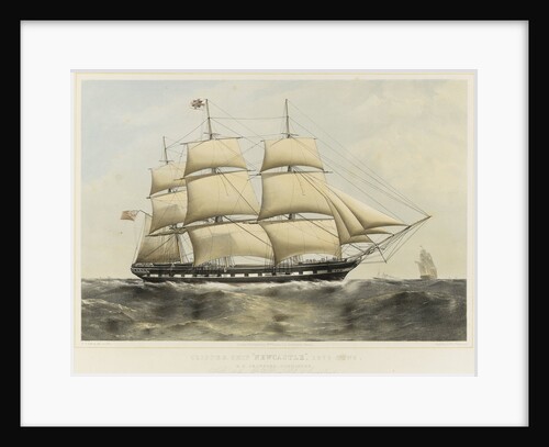 Clipper ship 'Newcastle' by Thomas Goldsworth Dutton