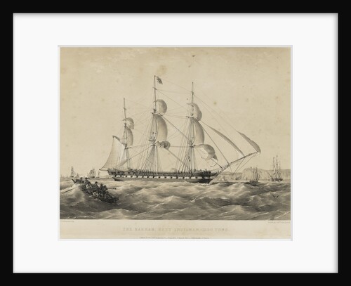The East Indiaman 'Barham' by Thomas Goldsworth Dutton