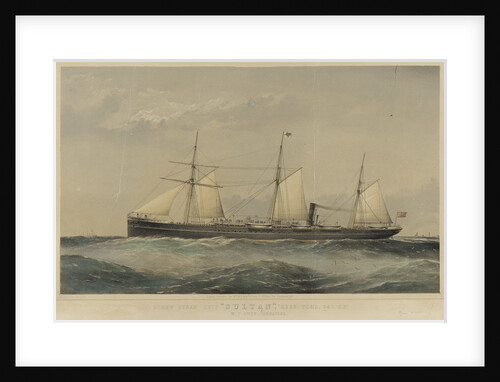Screw steam ship 'Sultan' by Thomas Goldsworth Dutton