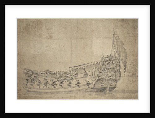 Portrait of the 'Providence'? by Willem Van de Velde the Younger