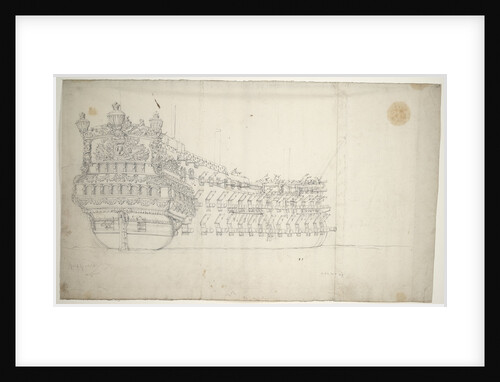 Portrait of the 'Superbe'? by Willem van de Velde the Elder
