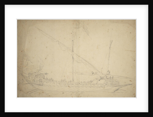 A Maltese galley by Willem Van de Velde the Younger