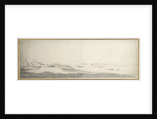 View of Sheerness? by Willem van de Velde the Elder