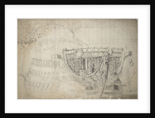 Portrait of the 'Windsor Castle' by Willem van de Velde the Elder