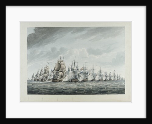 Battle of the Nile, 1 August 1798 by Thomas Buttersworth