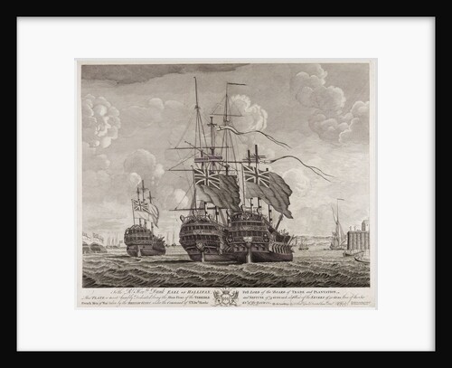 View of the 'Terrible', 'Neptune' and 'Severn' by R. Short