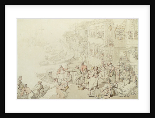 The Salutation Tavern, Greenwich 1756 by Thomas Rowlandson