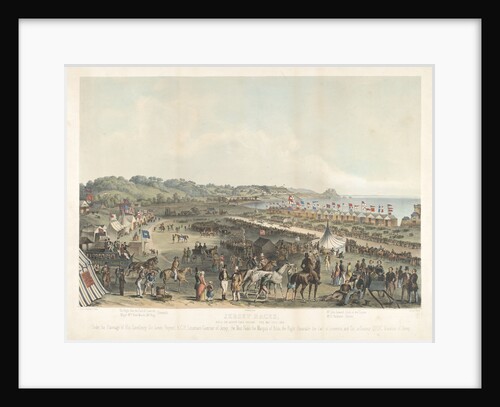 Jersey Races held on Gorey Race Ground the 25 July 1849 by P.J. Ouless