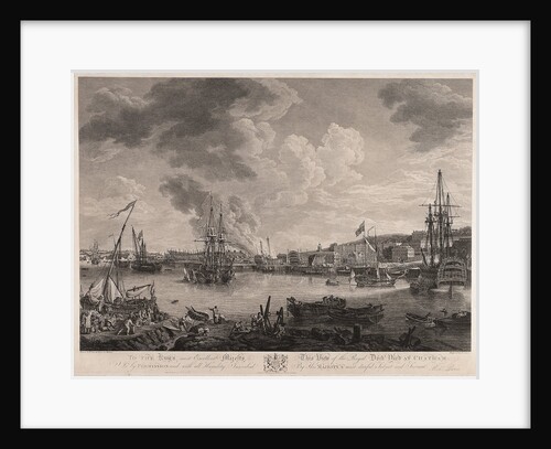 View of the dockyard at Chatham by Richard Paton