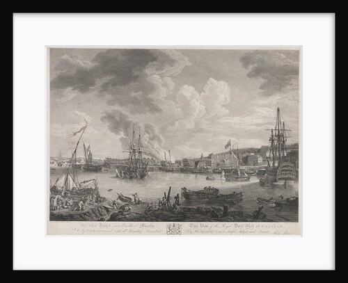 Chatham dockyard by Richard Paton