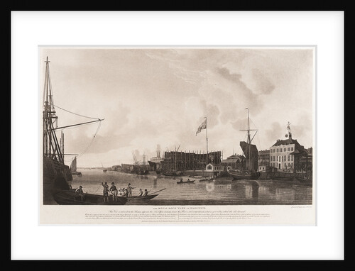 Woolwich dockyard by Robert Dodd