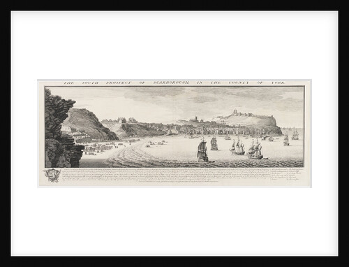 Scarborough in the county of York from the south by Samuel Buck