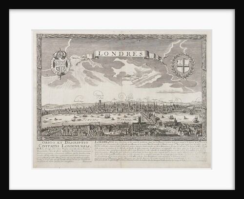 London before the Great Fire of 1666 by unknown