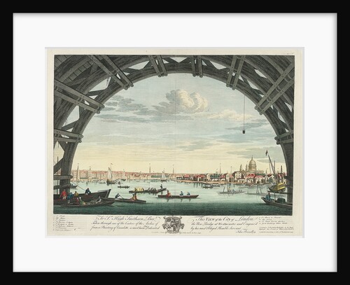 View of the city of London by Antonio Canal