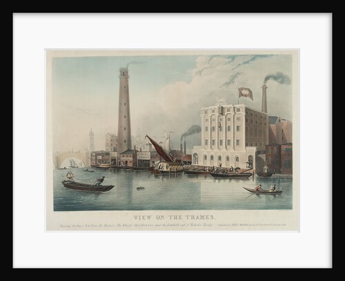 View of the Thames by F.C. Turner