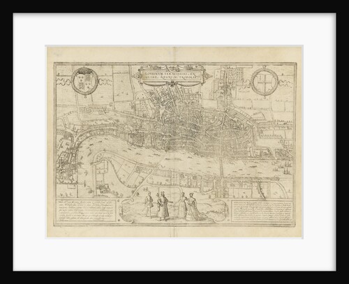 Map of London by unknown
