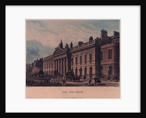 East India House by Thomas Hosmer Shepherd