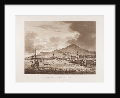 A view of Batavia the capital of the Dutch - settlements in India by Drummond