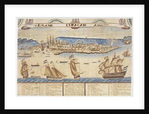 Island of Curacao, 1786 by unknown