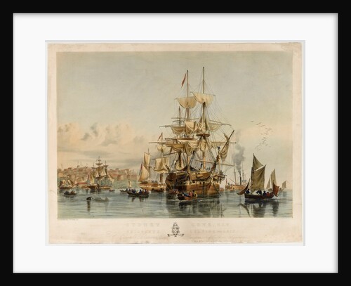 Sydney Cove, N S W Emigrants leaving the ship by Sir Brierly