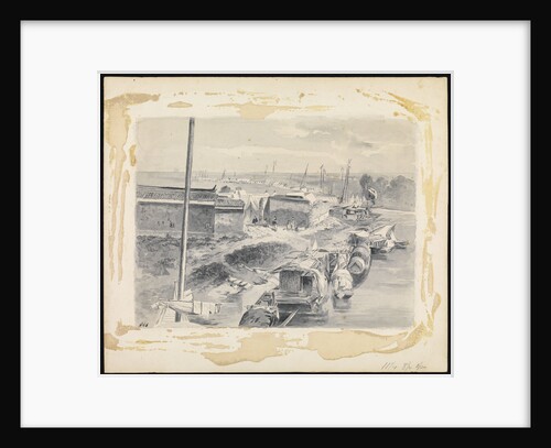 1. Scene on a river with Chinese craft by SES