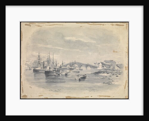 4. Vessels on a river at Ningpo by SES