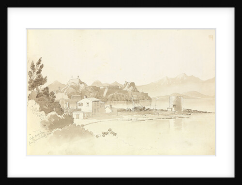The citadel of Corfu from the Governor's country house by George Pechell Mends