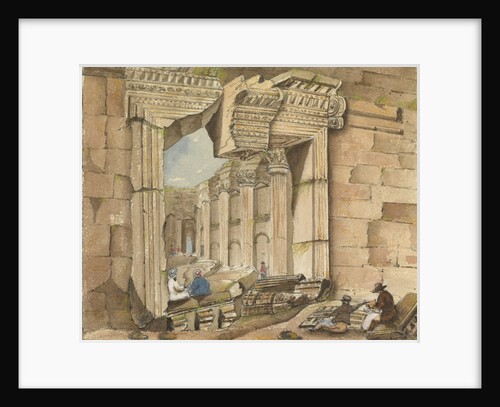 Gateway of the Temple of the Sun, Baalbec by Harry Edmund Edgell
