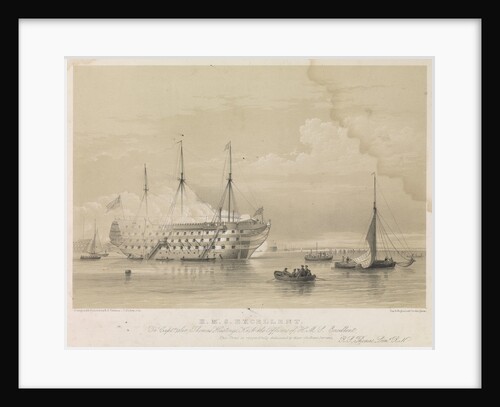 HMS 'Excellent' by Robert Strickland Thomas
