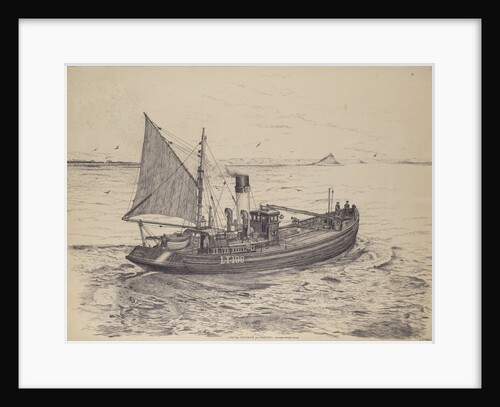 The 'Formidable' fishing drifter leaving Penzance for mackerel by Edward J. Frost