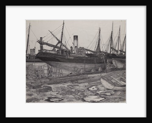 The 'Formidable' in Chambers slip to have the bottom cleaned by Edward J. Frost