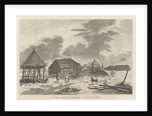 A view of Bolcheretzkoi in Kamtschatka by John Webber