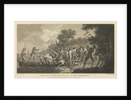 The landing at Erramanga, one of the New Hebrides by William Hodges