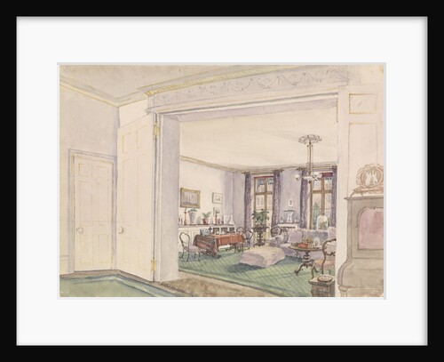 The Fanshawes' sitting room by Edward Gennys Fanshawe