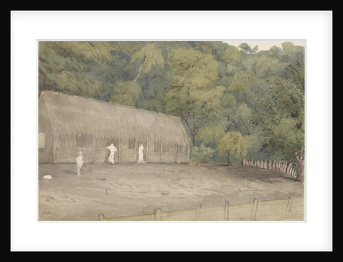 John Adam's house and grave Pitcairn's Island, Augt 12th 1849 by Edward Gennys Fanshawe