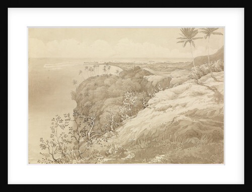 Matavai Bay and Point Venus, Tahiti, Augt 24th 1849 [Society Islands] by Edward Gennys Fanshawe